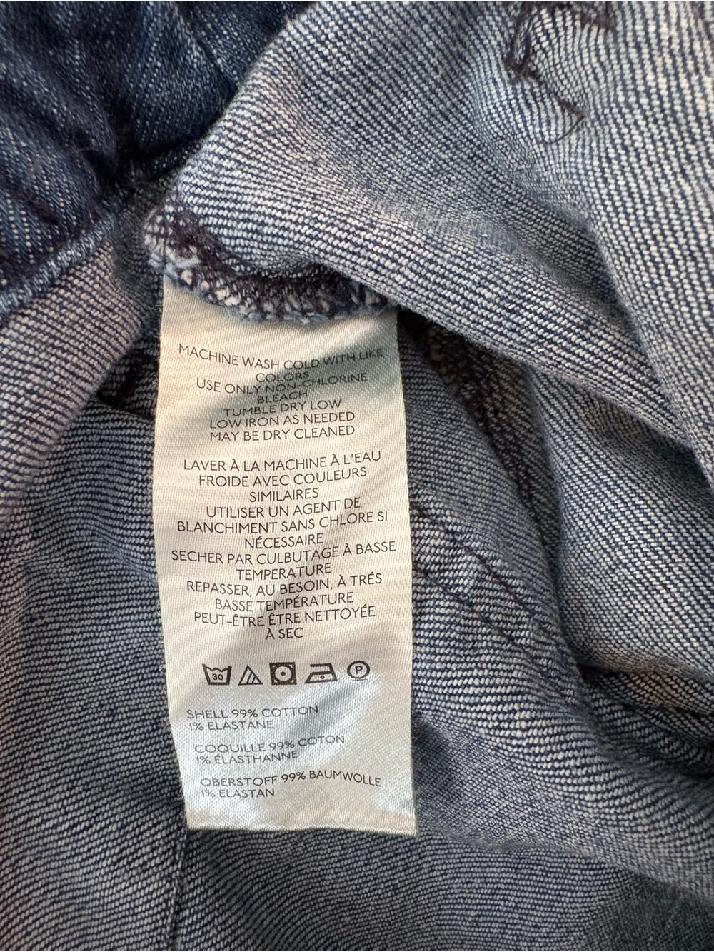 Anthropologie Pilcro Wide-Leg High-Rise Jeans in Dark Blue - Picture 5 of 6